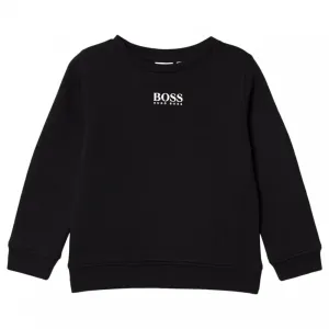 Hugo Boss Boys Logo Sweater Black 10 Years