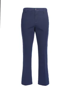 I LOVE MY PANTS - Cotton Cropped Flared Trousers #43685