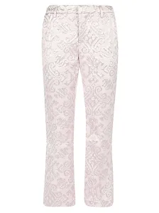I LOVE MY PANTS - Cotton Cropped Flared Trousers #47569