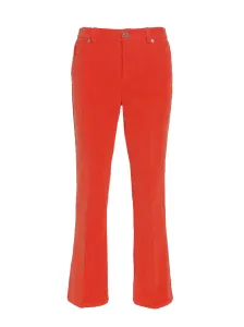 I LOVE MY PANTS - Velvet Cropped Flared Trousers #43836