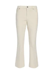 I LOVE MY PANTS - Velvet Cropped Flared Trousers #43886