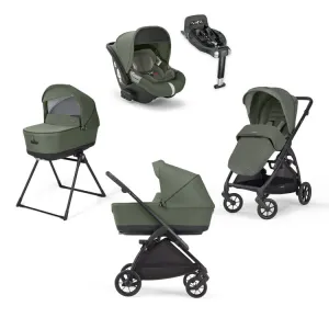 Electa System Tribeca Green With Darwin Infant car Seat and 360° I-size Base