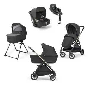 Electa System Upper Black With Darwin Infant car Seat and 360° I-size Base