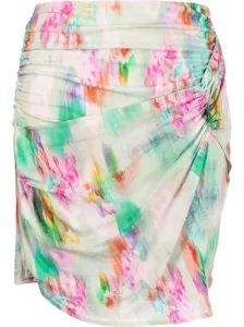 IRO - Printed Short Wrap Skirt #1137375