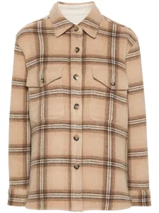 ISABEL MARANT - Faxona Checked Wool Coat
