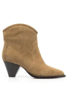 ISABEL MARANT - Darizo Leather Ankle Boots #1185416