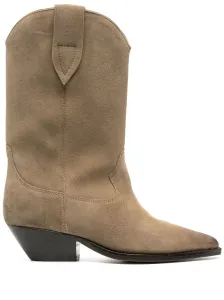 ISABEL MARANT - Duerto Leather Ankle Boots #1231198
