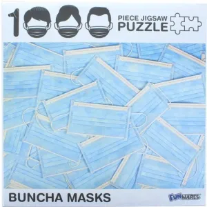 Buncha Masks 1000 Piece Puzzle