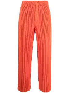 HOMME PLISSE' ISSEY MIYAKE - Pleated Straight Leg Trousers #1183660