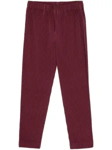 HOMME PLISSE' ISSEY MIYAKE - Pleated Straight Leg Trousers #1251071