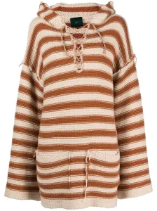 JEJIA - Striped Wool Hoodie #48828