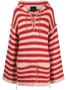 JEJIA - Striped Wool Hoodie #48830