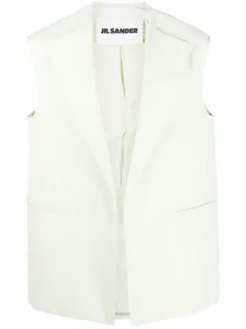 JIL SANDER - Single-breasted Vest #970238