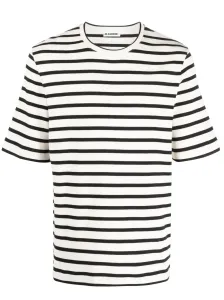 JIL SANDER - Striped Cotton T-shirt #1220200