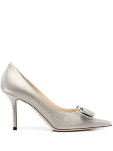 JIMMY CHOO - Love/bow 85 Leather Pumps #1127249