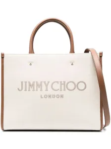 JIMMY CHOO - Avenue M Tote Canvas And Leather Tote Bag