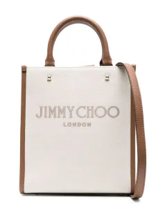 JIMMY CHOO - Avenue Tote N/s Canvas And Leather Tote Bag