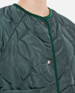 SHORT PADDED JACKET WITH NO COLLAR #26377