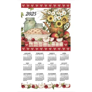 Apple Pie 2025 Calendar Towel