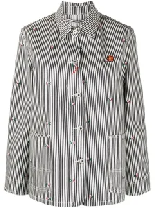 KENZO - Striped Cotton Shirt Jacket #775730