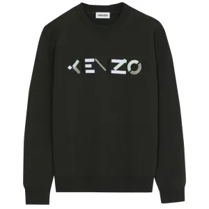 Kenzo Men's Sweater Merino Dark Green XXL #1084765