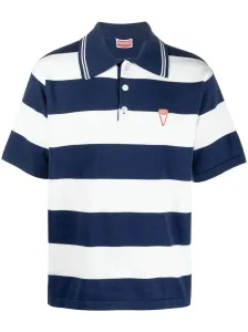 KENZO - Striped Cotton Polo Shirt #728635