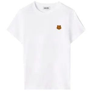 Kenzo Mens Tiger Crest T-shirt White S
