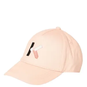 Kenzo Girls K Logo Cap Pink One Size