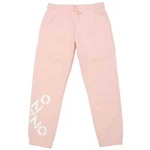 Kenzo Girls X Logo Joggers Pink 6Y