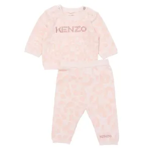 Kenzo Baby Girls Pink Tiger Tracksuit 3M #1085709