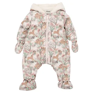 Kenzo Baby Girls Animal Print Snowsuit Pink 18M
