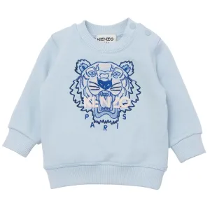 Kenzo Baby Boys Tiger Sweater Blue 12M #7667
