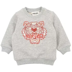 Kenzo Baby Boys Tiger Sweater Grey 6M
