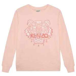 Kenzo Girls Pink Tiger Sweater 6Y