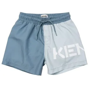 Kenzo Boys Logo Swim Shorts Blue 10Y