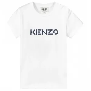 Kenzo Baby Boys T-shirt Logo White 3Y
