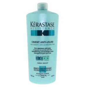 KerastaseResistance Ciment Anti-Usure Strengthening Anti-Breakage Cream - Rinse Out (For Damaged Lengths & Ends) 1000ml/34oz