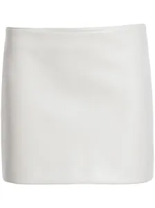KHAITE - Leather Mini Skirt