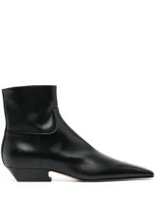 KHAITE - Marfa Leather Ankle Boots #1209176