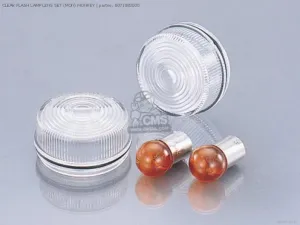 Kitaco CLEAR FLASH LAMP LENS SET (MON) MONKEY 8071083000