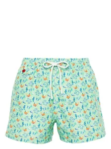 KITON - Printed Swim Shorts #1248686