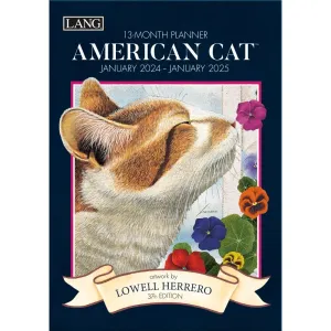 American Cat 2024 Monthly Planner