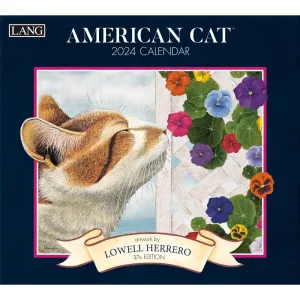American Cat 2024 Wall Calendar
