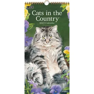 Cats In The Country 2023 Vertical Wall Calendar