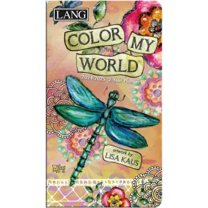 Color My World 2 Yr 2024 Pocket Planner