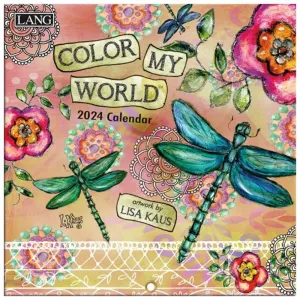 Color My World 2024 Mini Wall Calendar