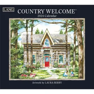 Country Welcome 2024 Wall Calendar