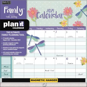 Family Plan It 2024 Wall Calendar
