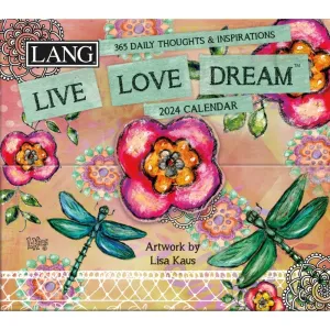 Live Love Dream 2024 Mini Desk Calendar