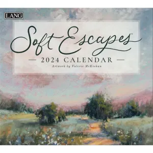Soft Escapes 2024 Wall Calendar